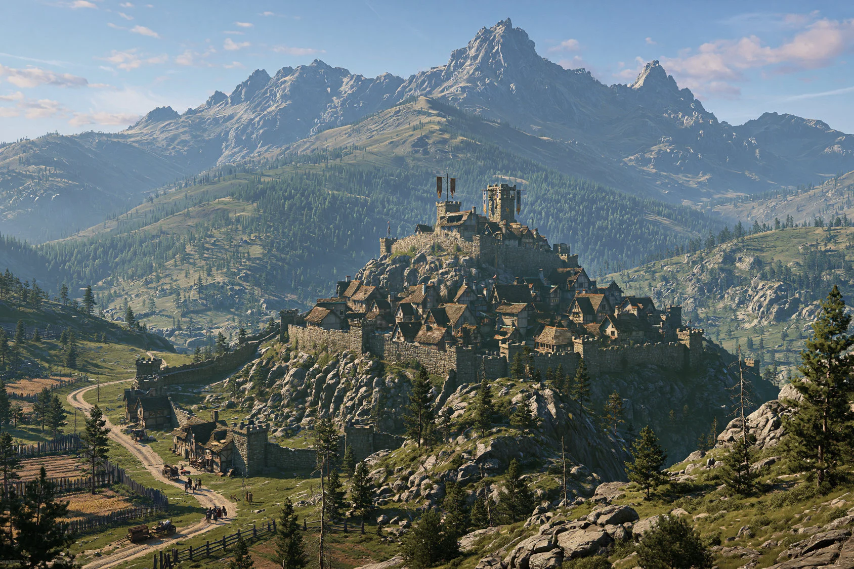 Eagle Peak – Fortified Frontier Trade Town of Cormyr